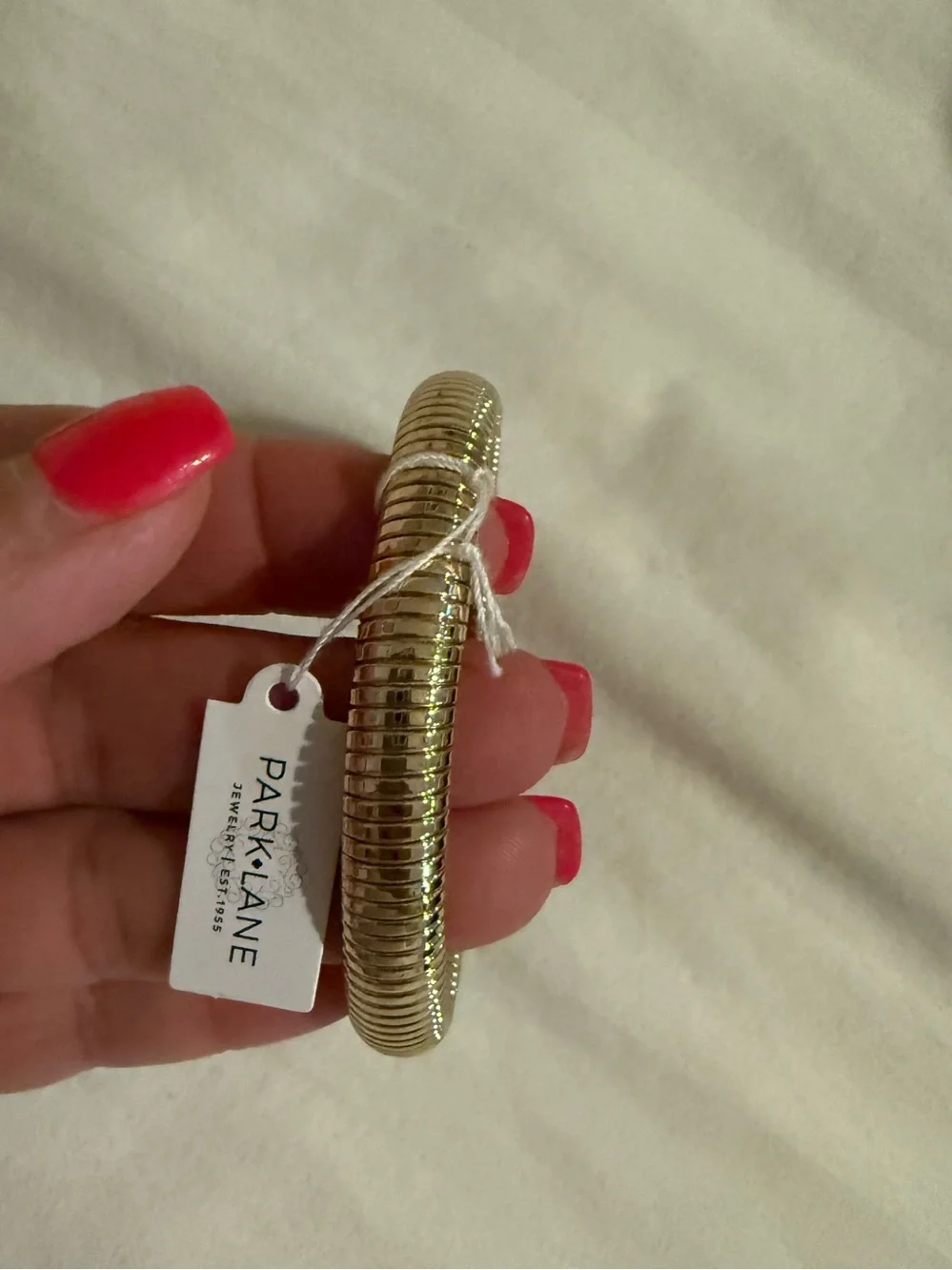 Park Lane Gold Stretch Embraceable Coil Bracelet - Gold